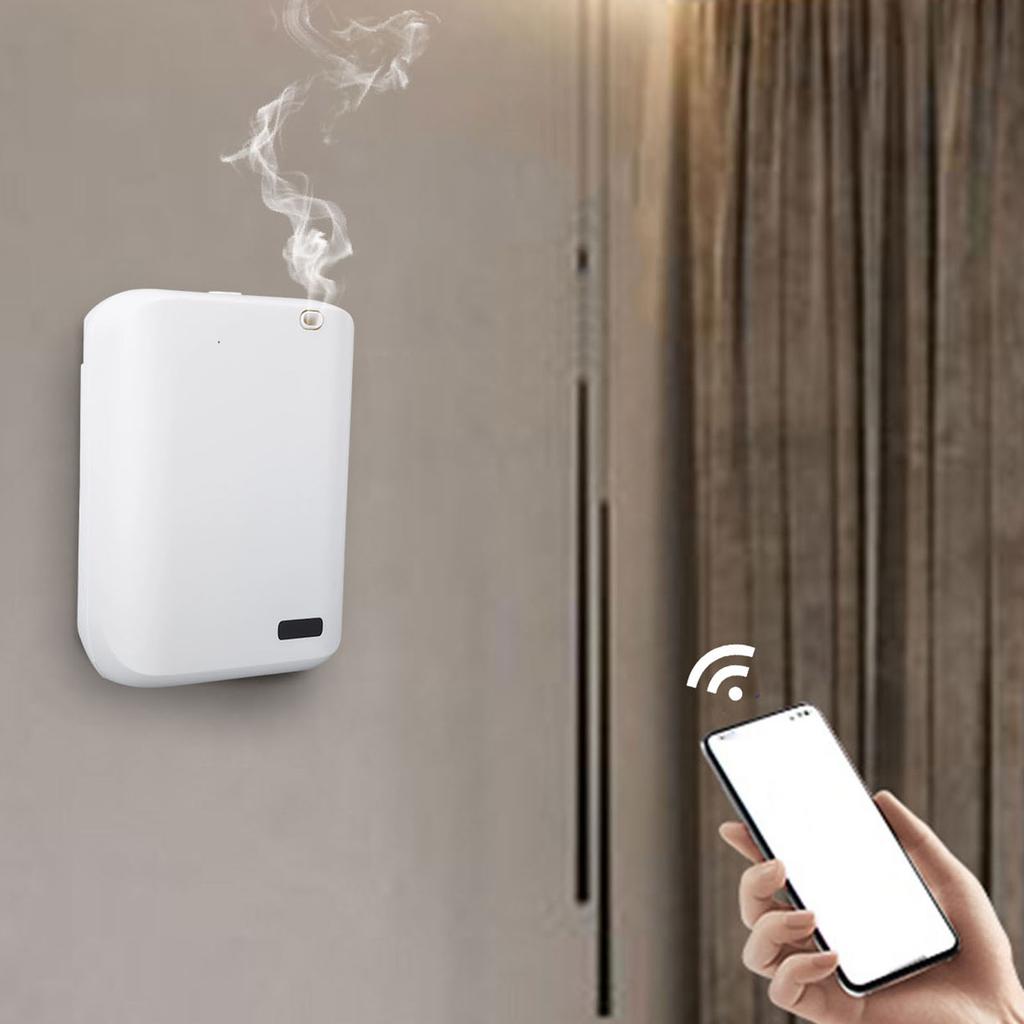 Smart Machine 150ML APP Control Silent Wall Mount Desktop Hotel Diffuser for 2152.78 .Ft Space