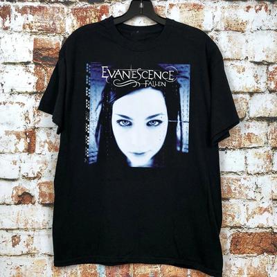 Rzadka Koszulka Zespołu Rockowego Fallen Evanescence Czarna S do 5XL TV103