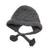 Sweet and cute red knitted hat, warm in autumn and winter, thickened ear protectors, small wool hat, Rafa hat.