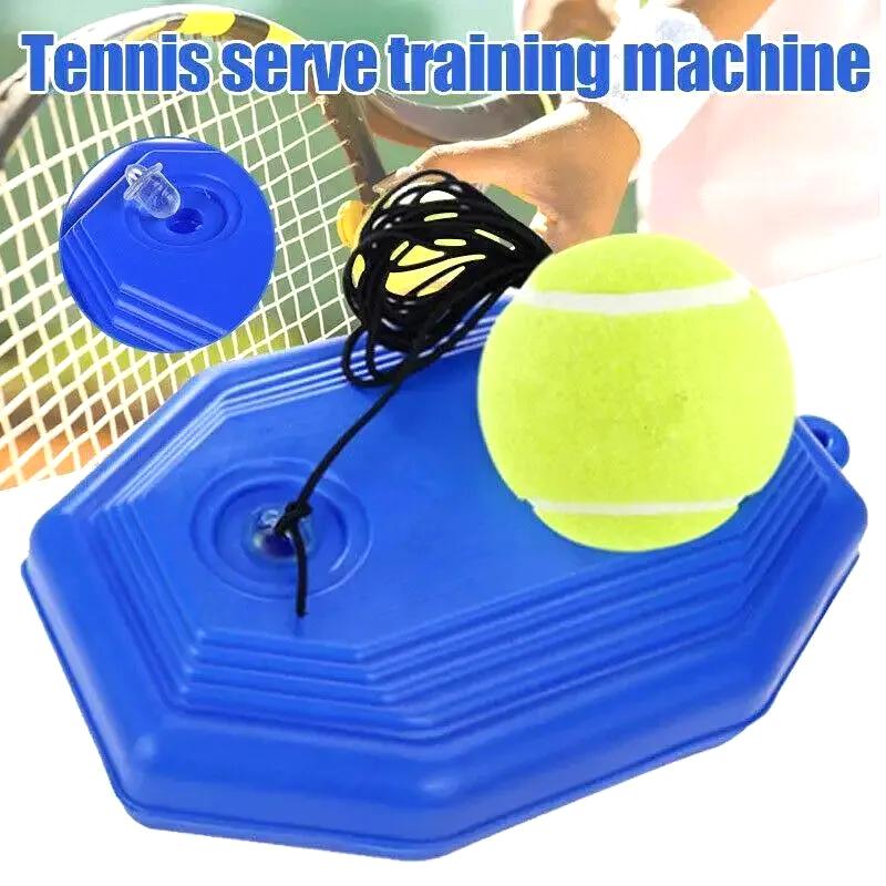 Bærbar Solo Tennis Trener Rebound Tennisball med Snor Selvtennis Øvelsesverktøy for Voksne Barn Nybegynnere