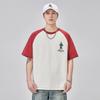 Updated Summer Printed Short-sleeved T-shirt for Mens Comfortable Fit Round Neck Half-sleeved Heavy Cotton T-shirt