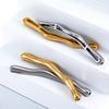 2pcs Cool Irregular Stick Earring Pendants Stainless Steels Hollow Colth Hat Accessories DIY Punk Necklace Charms Jewelry Making