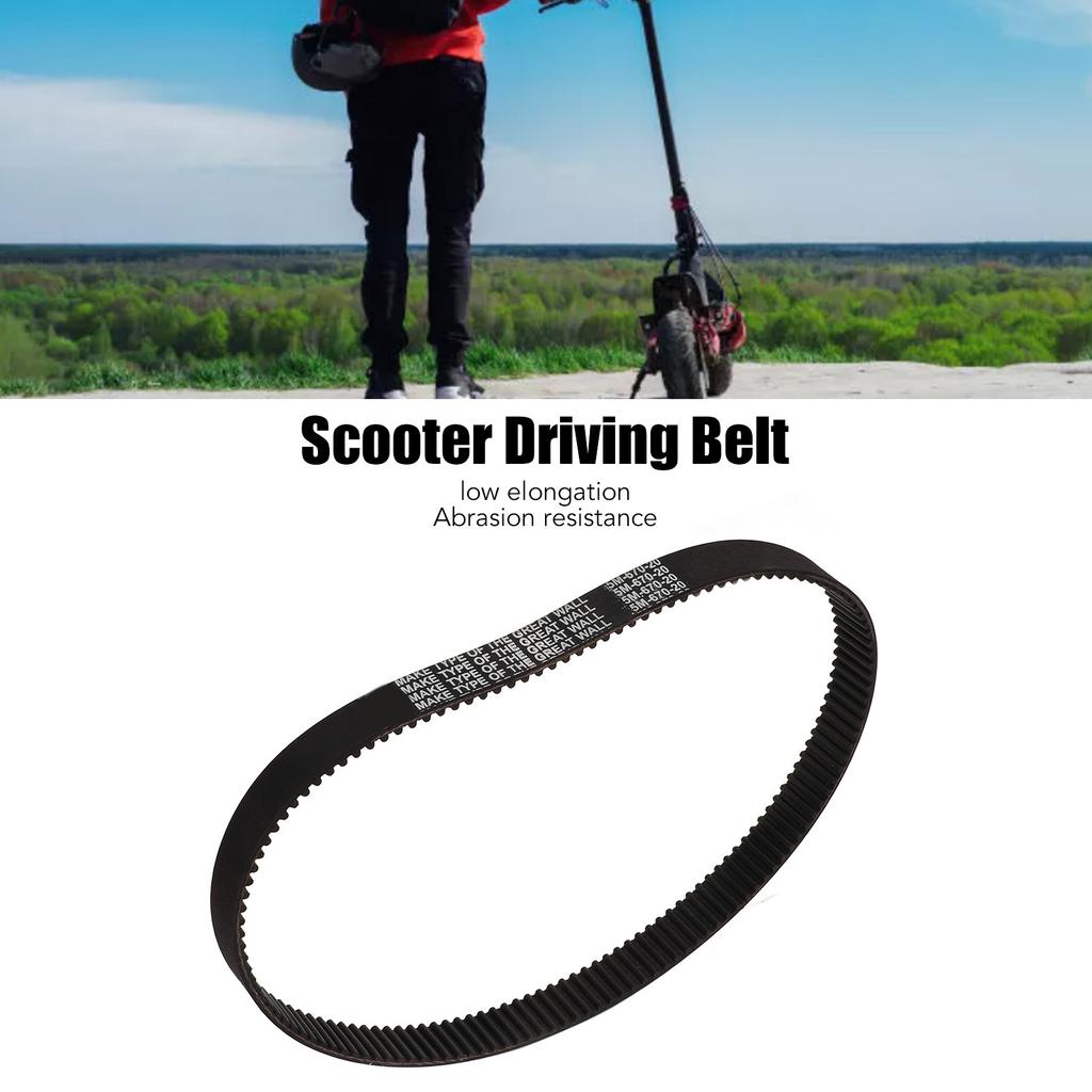 5M-670-20 Electric Scooter Drive Belt Rubber High Temperature Resistance Electric Scooter Timing Belt