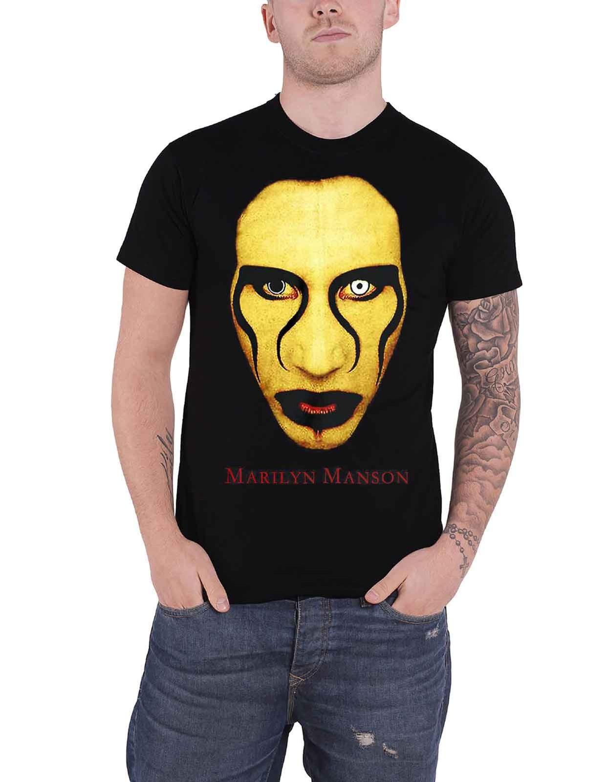 Marilyn Manson T Shirt Sex is Dead potrait Logo new Official Mens Black XXXXL