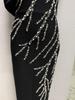 2025 Glamorous Beaded Bodycon Stretch Bandage Evening Gown