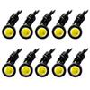 10X 23mm Eagle Led Eye Daytime Running Lights DRL Driving Backup Reversing Parking Signal Waterproof Lamps 9W DC 12V Black Shell