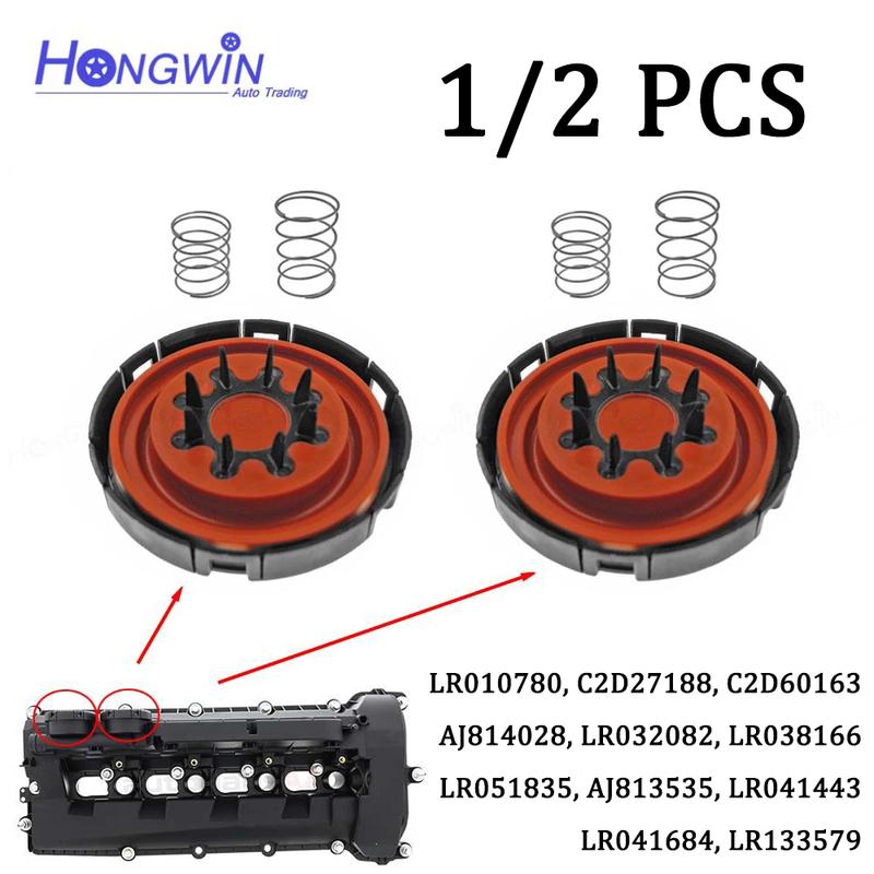 Комплект мембран клапанної кришки PCV для Land Rover Jaguar LR4 RR Sport 5.0L 3.0L LR041443 LR010780 LR113201 LR032081 C2D60163 LR133579