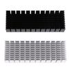 1Pc 120*40*20Mm Aluminum Heatsink Panel Heat Sink Cpu Power Amplifier Radiator