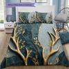 Cartoon Pattern Bedding Quilt Set Quilt Cover Pillowcase Home Decoration Birthday Gift (1 * Duvet Cover + 2 * Pillowcase, Without Core)