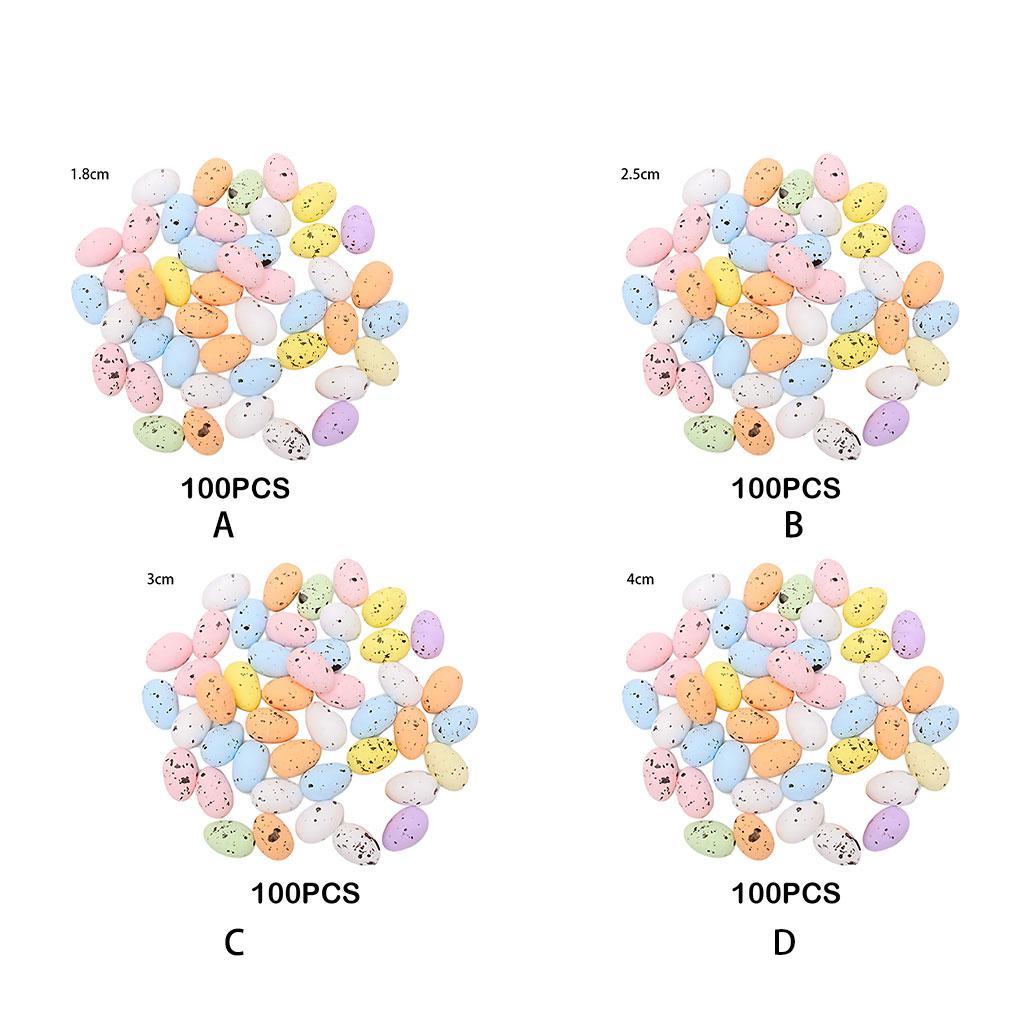 100 teile/satz Handwerk Frohe Ostern Dekorationen DIY Eier Für Ostern Party Eier Frohe Ostern Ostereier