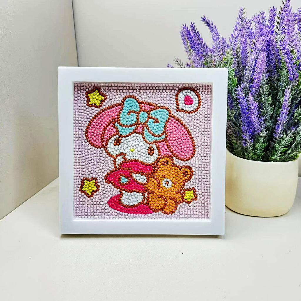 Free Shipping/Cartoon Diamond Painting Children'S Gift Handmade Cross Stitch Framed Diy Bedroom Sticker