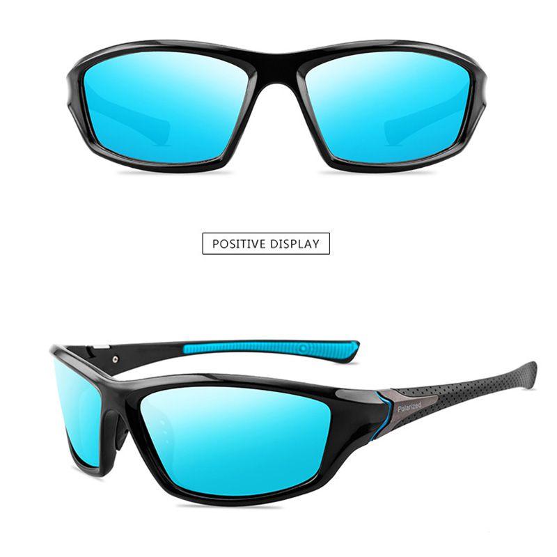 Polarized Men Sunglasses Women Retro Square Sport Fishing Cycling Driving