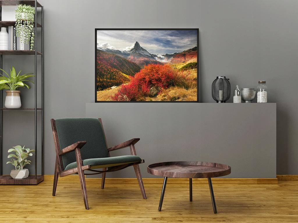 Picture Poster In a Frame 43x33 Cm Switzerland P937