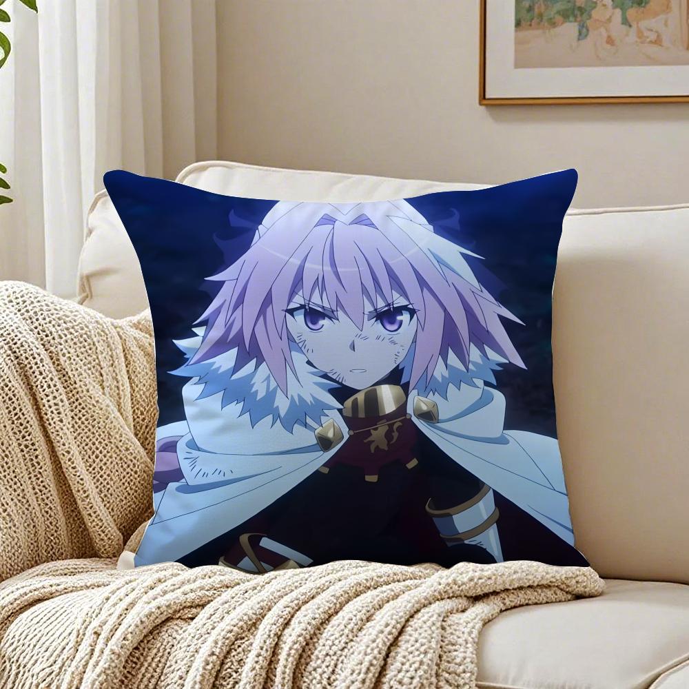 anime eccentric FFate AApocrypha AAstolfo Cushion Cover Pillowcase Antidustmite living Room Sofa Decor Cushion Room