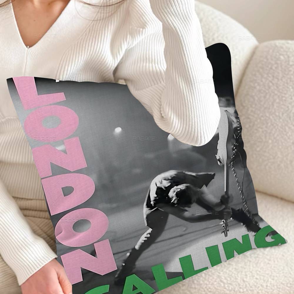 Clash The Band Whitepaper Personalized Picture Text Home Decorative Pillows Household Gifts 45x45cm