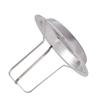 Stainless Steel Uncoated Chicken Roasting Rack with Base for Home, Hotel, and Restaurant.