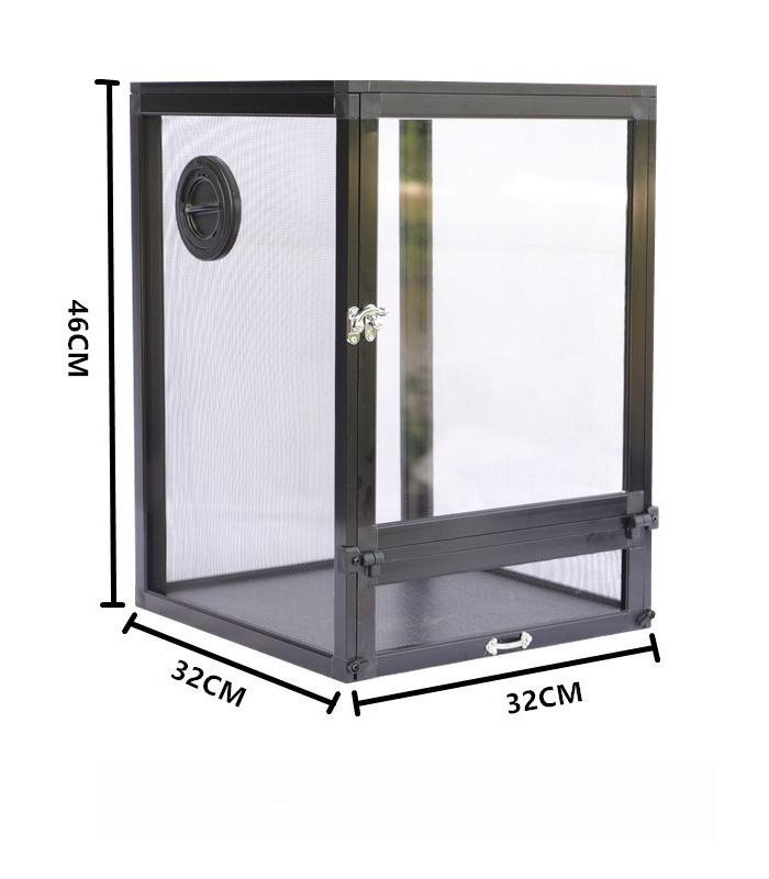 Aluminum Alloy Cage For Chameleon Horned Frog Lizard Breeding Box
