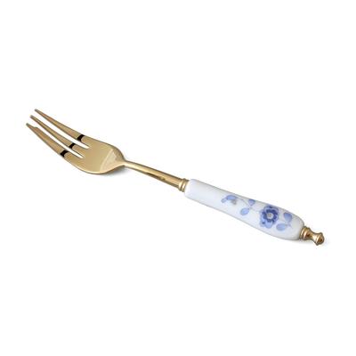 Milano Blue Cake 13cm Made In Fork, Long, Japan, 9682-9384F
