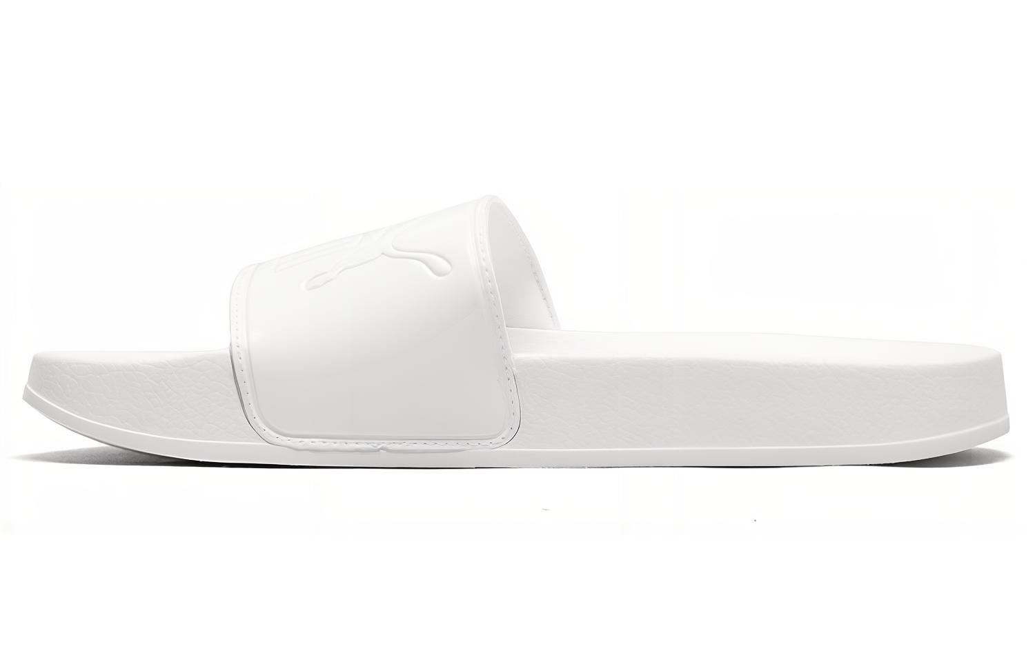 PUMA Leadcat Patent Slide White Women s 367282-02 37