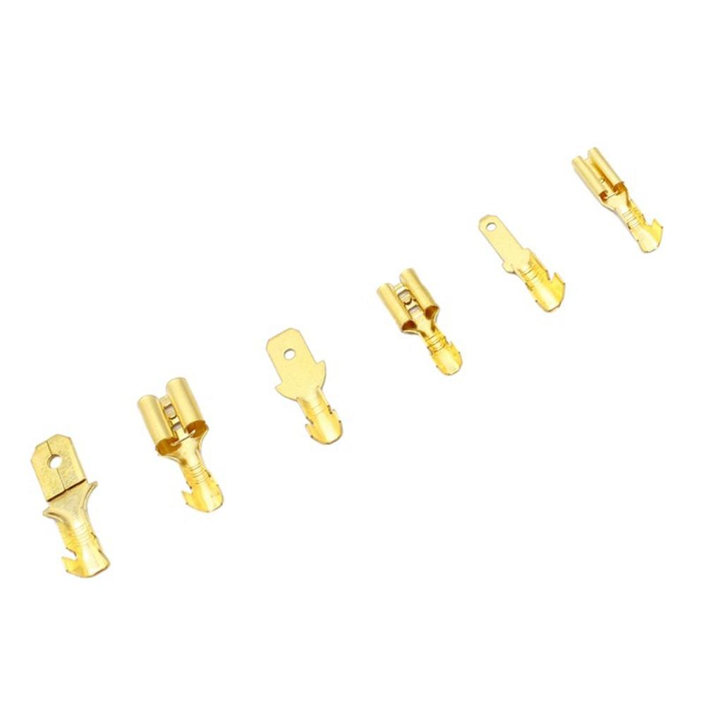 Car Audio Repair Crimp Terminals Wire Connectors Crimp Terminal Connector Set Connector Gold Insulated Sleeves
