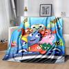 1pc,Finding Nemo Sea Life Friends Throw Blanket Soft & Cozy Coverlet for Bed, Couch
