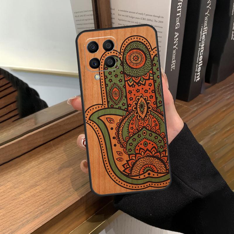Wood Pattern Case For Samsung Galaxy M35 M15 M55 M56 M36 M16 M06 M31 M13 M33 M53 M12 M32 M52 M14 M34 M54