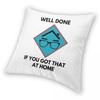 Richard Osman If You Got That At Home Square Pillowcase Polyester Linen Velvet Pattern Zip Decor Sofa Seater Cushion Cover