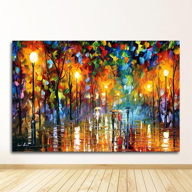 Wandkunst, Heimdekoration, abstrakt, ohne Rahmen, 2021, handgemalte Ölgemälde-Landschaft zum Ausmalen für das Wohnzimmer