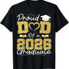 Proud Dad of 2026 Graduate Senior Grad Family Graphic Tee Unisex T-Shirt