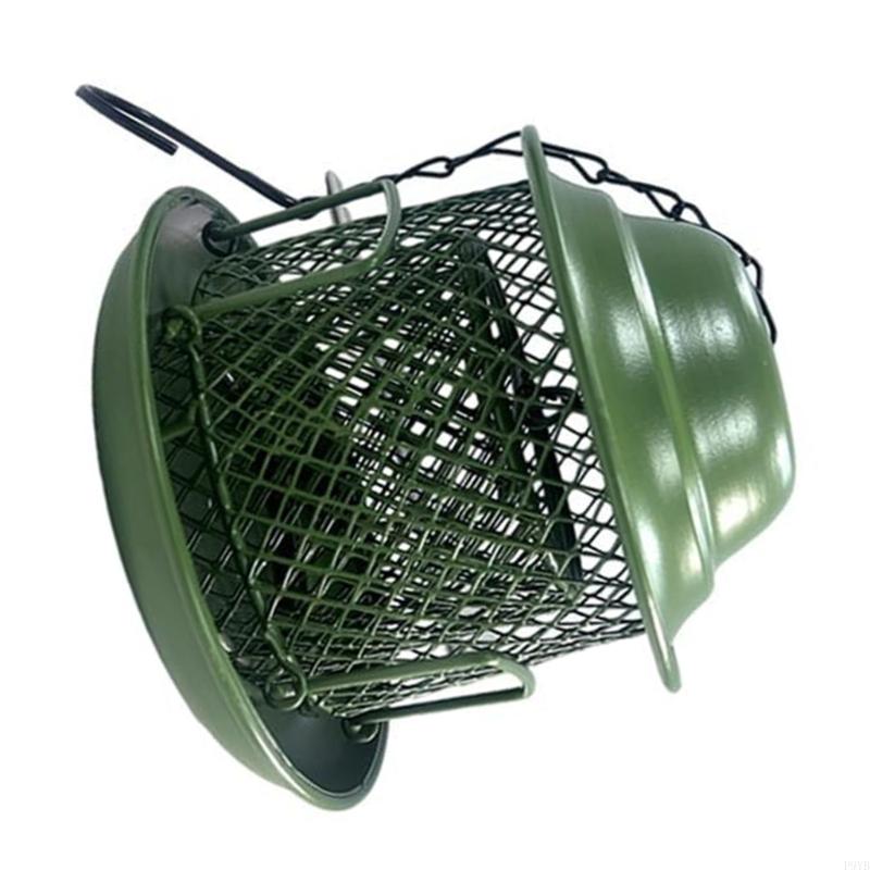 Heavy Duty Metal Hanging Wild Bird Feeder Squirrels Proof Large Roof Large Tray for Garden Outdoor Bird Feeder