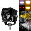 LED Motorcycle Auxiliary Headlight Spotlights Fog Lights Offroad Motorbike ATV Portable Driving Fog Lamp 12-24V Motorcycle Parts