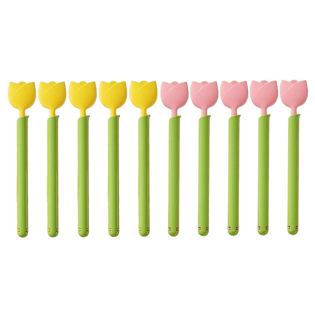 Tulips Designs Food Sealing Clip Set With Magnetic Holder Convenient for Freshness and Convenience Daily Casual Use