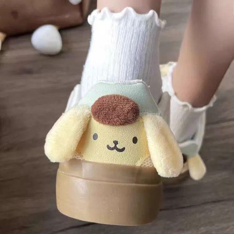 Pompompurin Custard Sneaker mit dicker Sohle: 2025 Nischendesign Vielseitige Damen-Freizeitschuhe