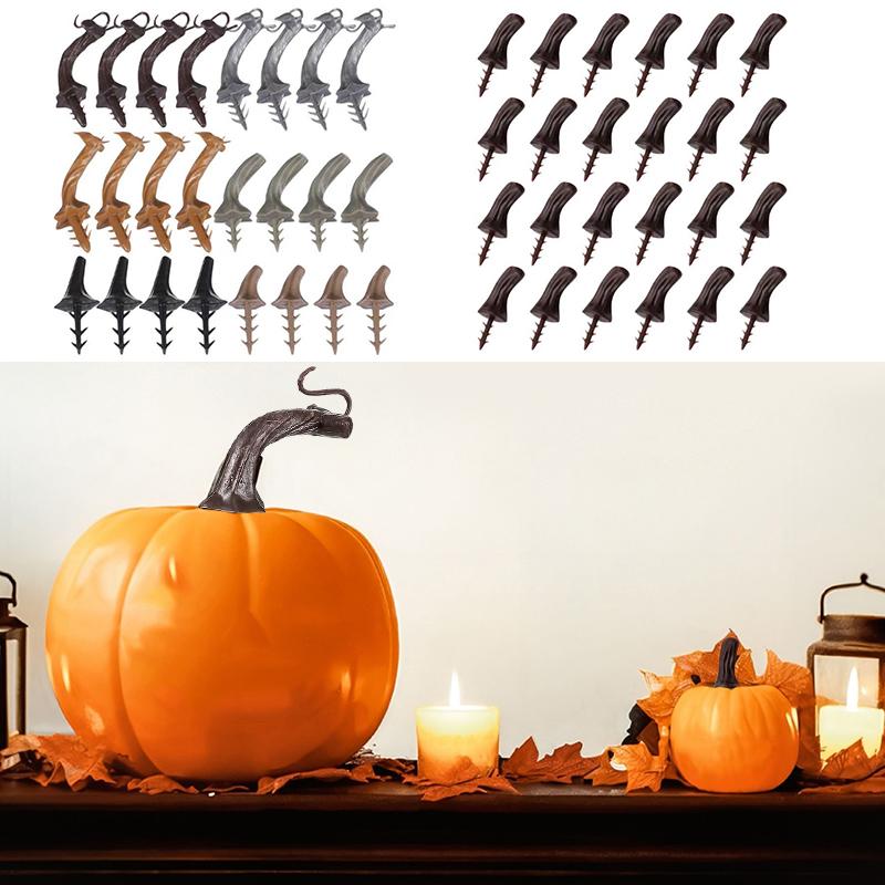 24Pcs Pumpkin Theme Ornament Create Harvest Season Autumn Theme Arrangement Holiday Decoration