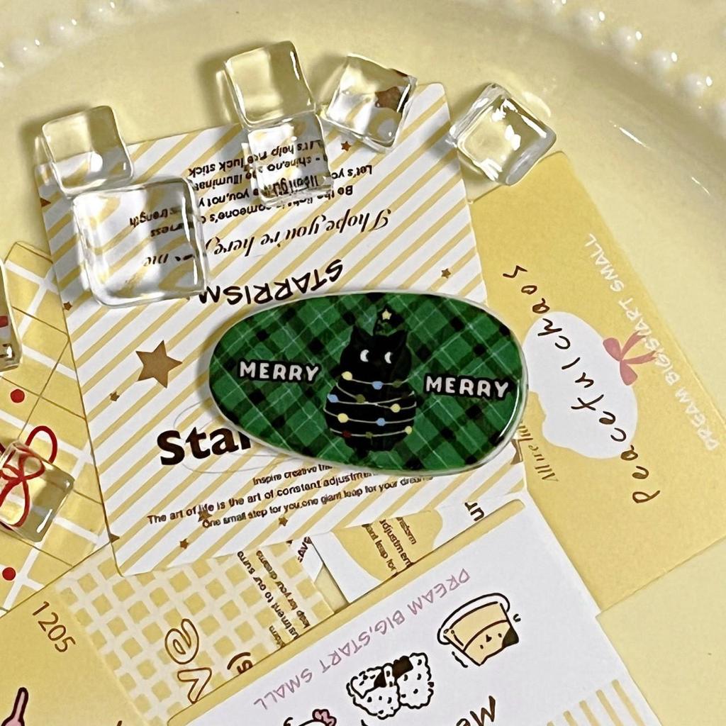 Reindeer Snowflake Hair Clip & Christmas Candy No-Trace Hair Accessory Gift Set