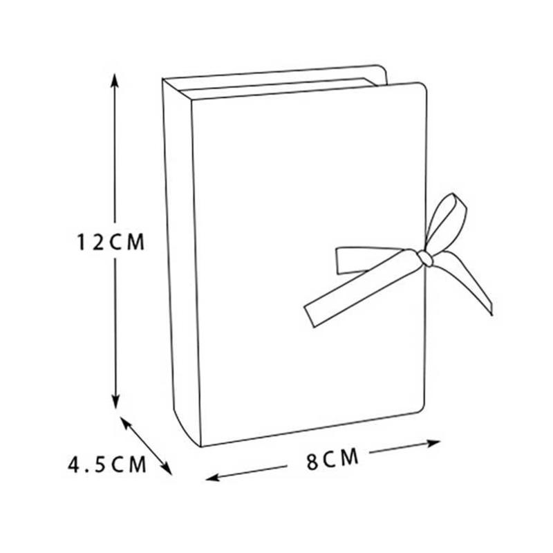 5 STK Kreativ Magisk Bokserie Julegodteri Gaveesker med Sløyfe Jule Små Kakeesker Ferie Fest Gaveartikler
