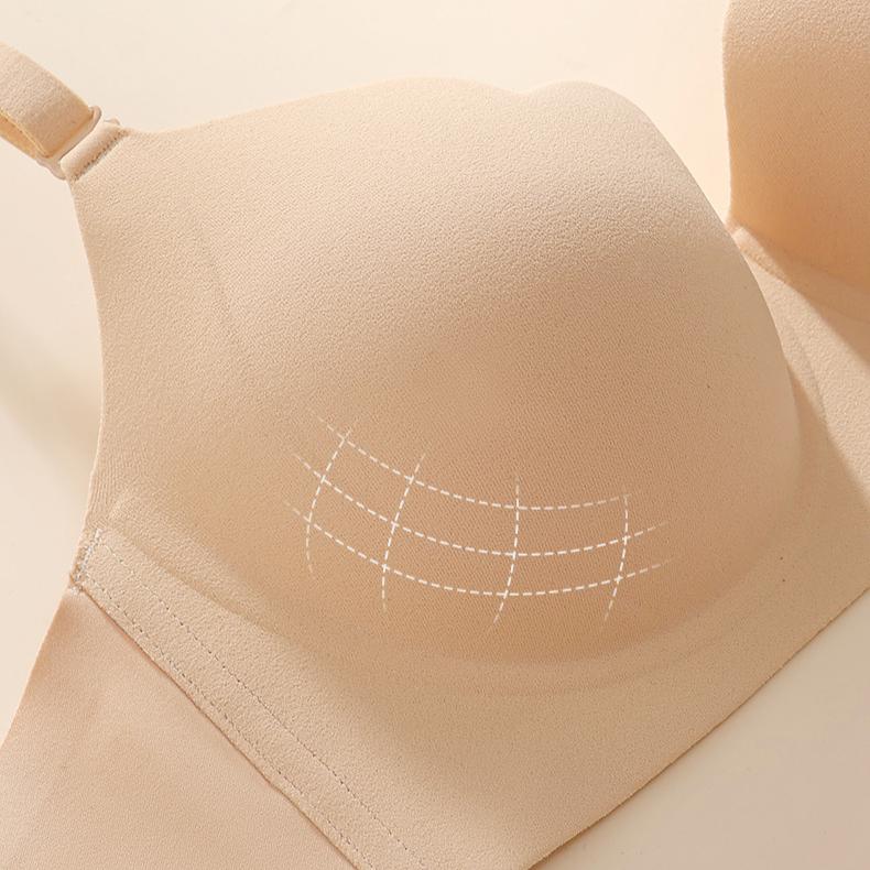 Gathering Bra Female Underarm Fat Reduction Sexy Invisible Bra Seamless Bra Push Up Bra