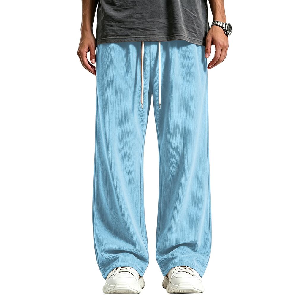 Men's Corduroy Wide Leg Loose Fit Casual Street Pants for Everyday Comfort
