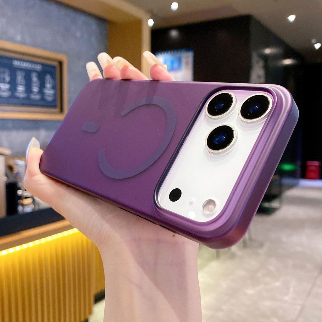 Applicable To IPhone17promax Ice Fog Magnetic Suction Phone Case Matte Apple 16 Premium Ultra Thin 15 Protection Case