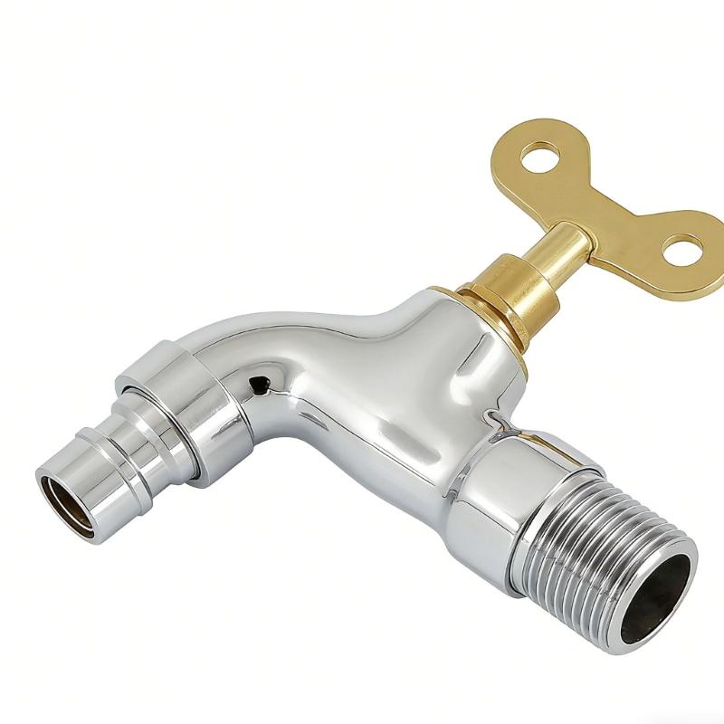 Faucet Key Replacement Square Hole Socket Radiator Plumbing Bleed Key Metal Faucet Accessories Easy to Operate