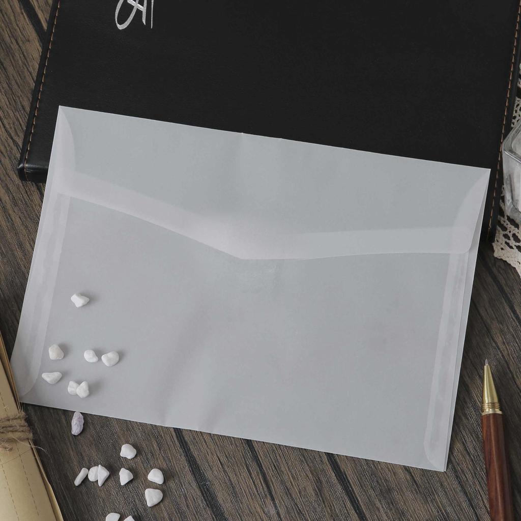 Transluzente 120 g/m² Pergament Hochzeitseinladungs-Umschläge - Größen 3/5/7