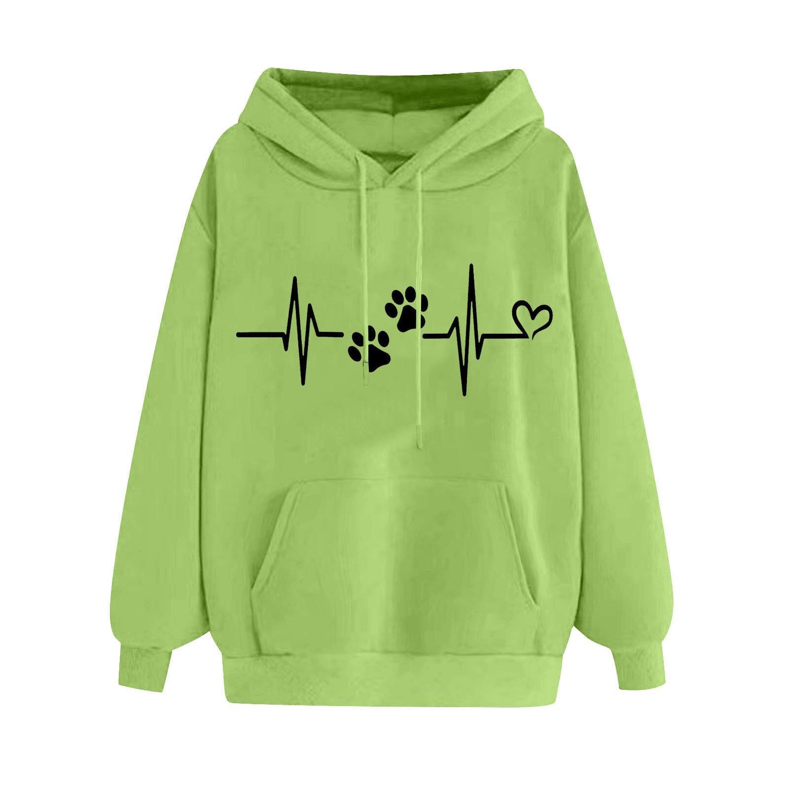 

2025 новый европейский и американский модный бархатный универсальный свитер с длинными рукавами, свободный, с капюшоном, женский топ, трендовая одежда 5XL зелёный