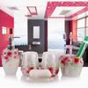 5/ 6pcs Resin Bathroom Accessories Sets/Dispensers/Dishes/Toothpaste Holders/tray/Bathroom Tumblers/kitchen Bathroom Products