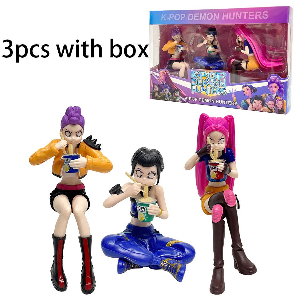 New Anime Kpop Demon Hunters Figure Model Toy Cartoon Gaming Peripherals Desk Decoration Collection Figures Model Toy Gift