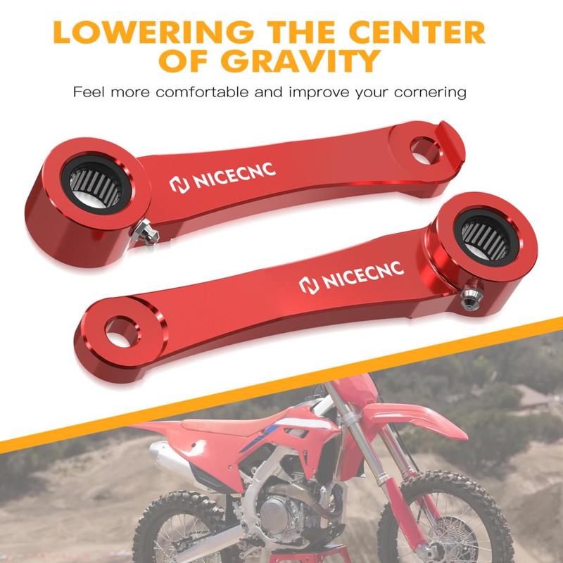 NICECNC 1.0" 1.5'' Lowering Link Kit For Honda CRF250R CRF250RX 2018-2023 CRF450R CRF450RX 2017-2023 CRF450X CRF450L 2019-2023