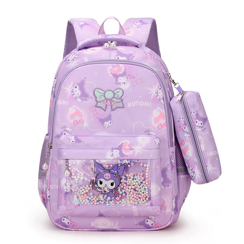 Cartoon-Animation mit Federmäppchen Schüler-Schulranzen ultraleicht große Kapazität hoher Wert Melody Mädchen Rucksack