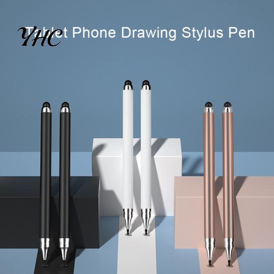 Tablet Stylus Pen 2 in 1 Double Headed High Sensitivity Replaceable Nib Capacitive Precise Drawing Universal Smart Phone Touch Office Working
