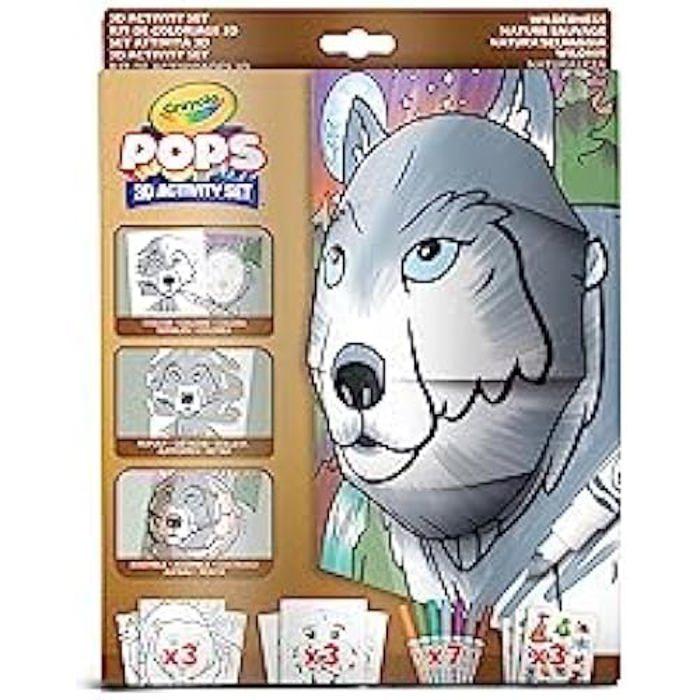 3D Sada aktivit - CRAYOLA - POPS - Omalovánky a 3D tvorba - Téma Příroda