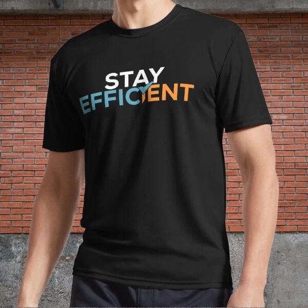 Men s and Women s T-shirts FICSIT Stay Efficient Motto XXL