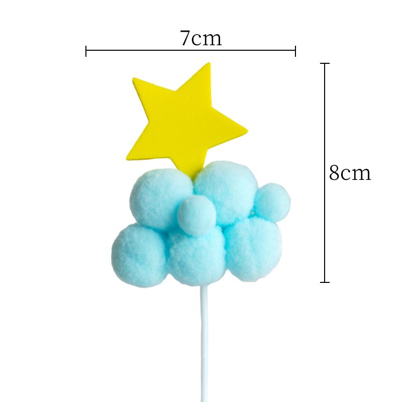 Dazzling Rainbow Tassel Birthday Cake Topper - Dessert Table Decoration